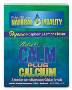 NATURAL CALM PLUS CALCIUM ORGANIC RASPBERRY LEMON 30 PACKETS