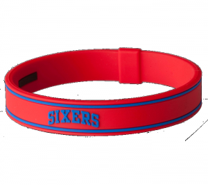 PHILADELPHIA 76ERS TITANIUM TEAM BRACELET