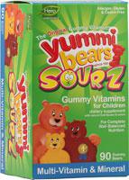 YUMMI BEAR MULTIVITAMIN MINERAL SOURZ 90 Chews