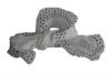 NEGATIVE ION FASHION SCARF WITH DECORATIVE EDGE