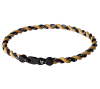 PHITEN TITANIUM TORNADO NECKLACE BLACK/GOLD