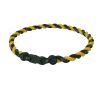 PHITEN TITANIUM TORNADO NECKLACE FOREST GREEN/GOLD