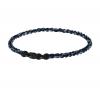 PHITEN TITANIUM TORNADO NECKLACE NAVY/BLACK